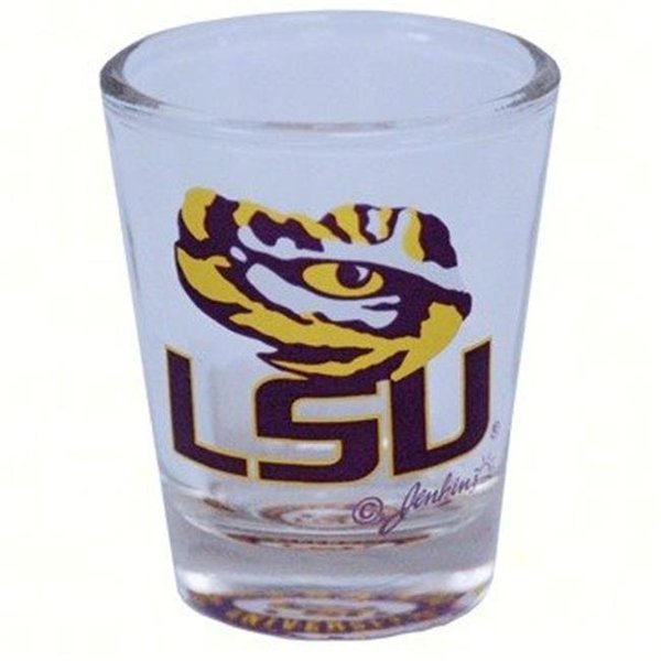 Jenkins Jenkins JENKINS35530 Shot Glass Bullseye Bottom - LSU Tigers JENKINS35530